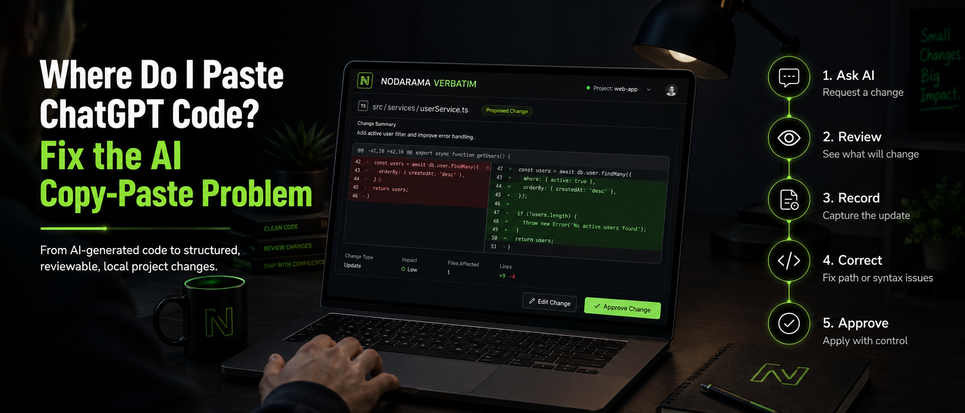 Stop copying and pasting AI code — use an AI Code Recorder instead